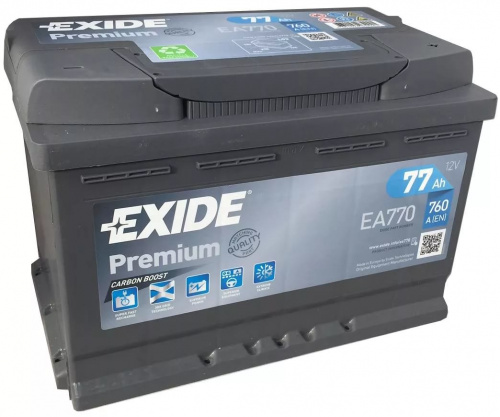 Аккумулятор 77 EXIDE PREMIUM EA770