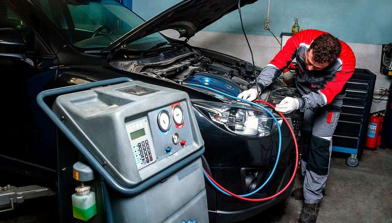 Заправка кондиционеров детально