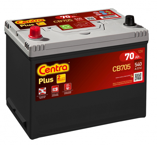 Аккумулятор Centra Plus 70 JL+ CB705