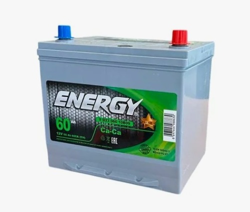 60AH R+ Energy 12V 600 А JIS