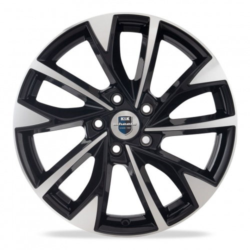 Диск R17'' 5x110 ET48.5  7J Кик Роквуд KC-900 63,35 алмаз черный фото