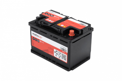 Аккумулятор METACO 74AH 660A (R+) 278x175x190